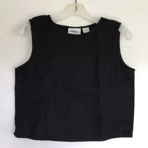 Black Linen top